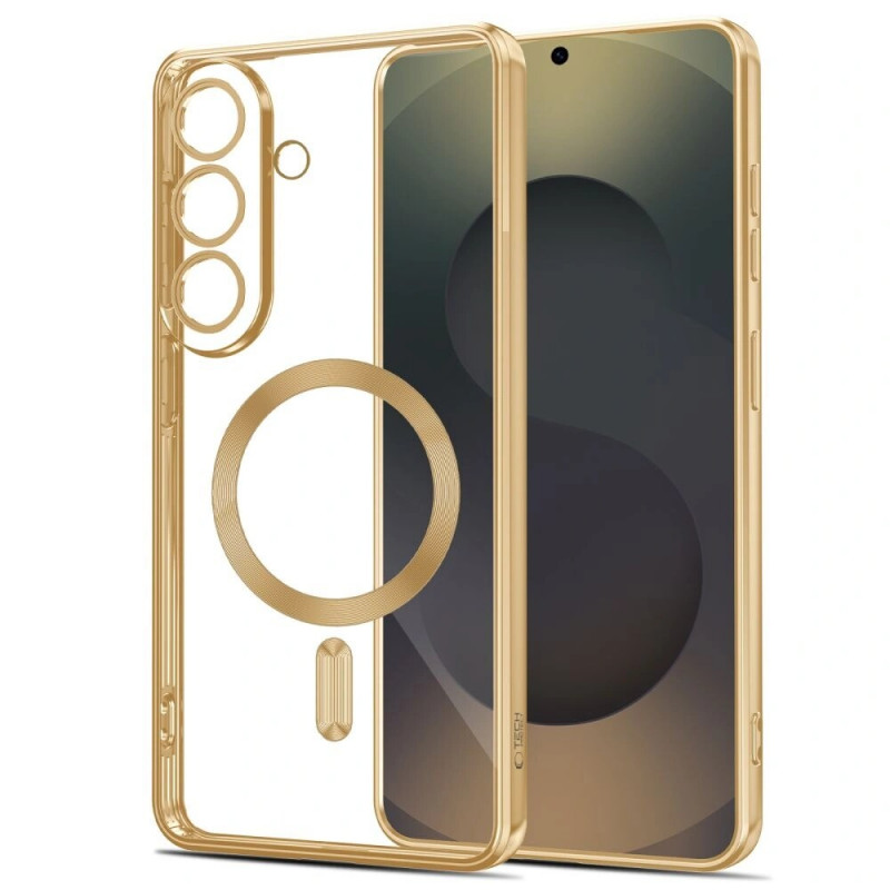 Tech-Protect MagFlex MagSafe dėklas skirtas Samsung Galaxy S26, Shiny Gold