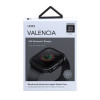 UNIQ Valencia dėklas, skirtas Apple Watch Series 4/5/6/SE 44 mm, Gunmetal Grey