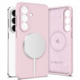 Tech-Protect silikoninis MagSafe dėklas skirtas Samsung Galaxy S26+, Pink Pearl