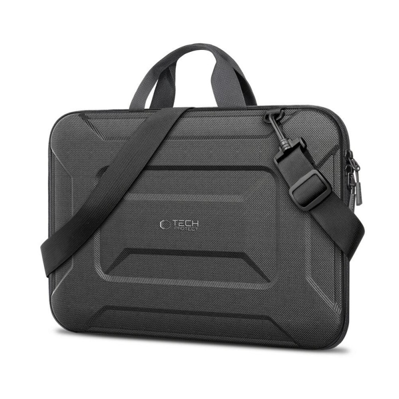 Tech-Protect Ranger-X Tactical nešiojamojo kompiuterio krepšys 13-14", juodas