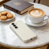 Tech-Protect silikoninis MagSafe dėklas, skirtas Samsung Galaxy S26+, Cosmic Latte