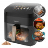 Cecotec Cecofry&Grill Smokin' 8500 karšto oro fritiuvas, 8,5 L, 2200 W, juodas