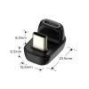 Tech-Protect UltraBoost AA04 USB-C kampuotas adapteris, juodas