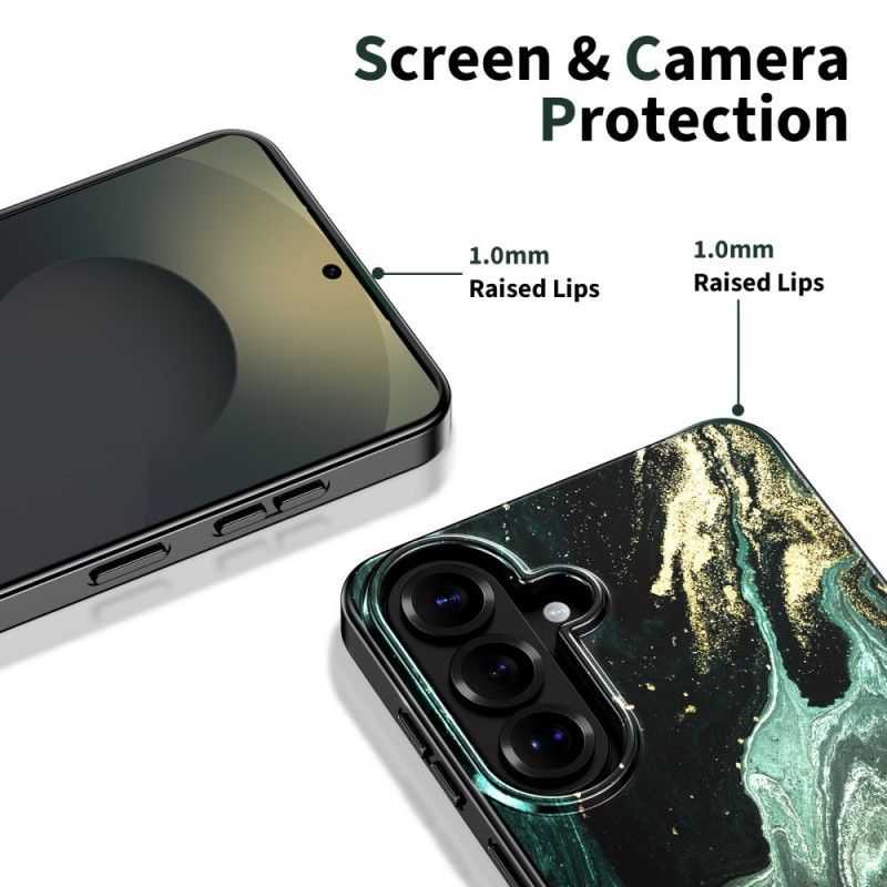 Tech-Protect Lamano MagSafe dėklas skirtas Samsung Galaxy S26, juodas ir žalias