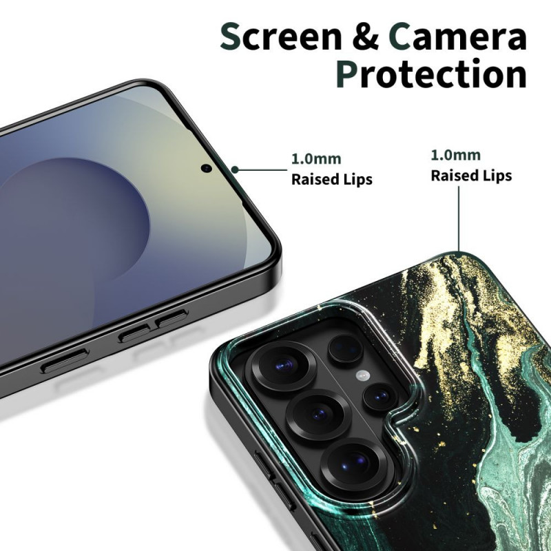 Tech-Protect Lamano MagSafe dėklas skirtas Samsung Galaxy S26 Ultra, juodas ir žalias