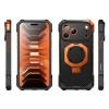 Supcase UB Grip Mag MagSafe Aramid dėklas, skirtas Apple iPhone 17 Pro Max / 18 Pro Max, juodas/oranžinis