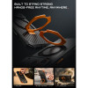 Supcase UB Grip Mag MagSafe Aramid dėklas, skirtas Apple iPhone 17 Pro Max / 18 Pro Max, juodas/oranžinis