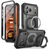 Supcase Grip Pro Mag MagSafe dėklas, skirtas Apple iPhone 17 Pro Max / 18 Pro Max, juodas