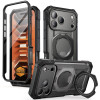 Supcase Grip Pro Mag MagSafe dėklas, skirtas Apple iPhone 17 Pro Max / 18 Pro Max, juodas