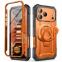 Supcase Grip Pro Mag MagSafe dėklas, skirtas Apple iPhone 17 Pro / 18 Pro, Coral