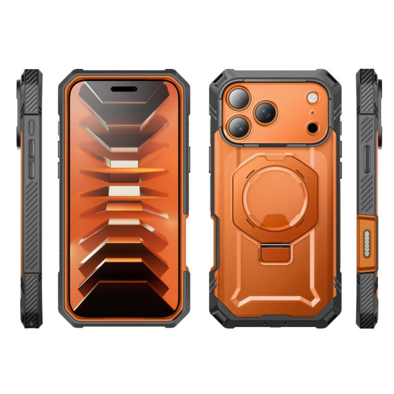 Supcase Grip Pro Mag MagSafe dėklas, skirtas Apple iPhone 17 Pro / 18 Pro, Coral