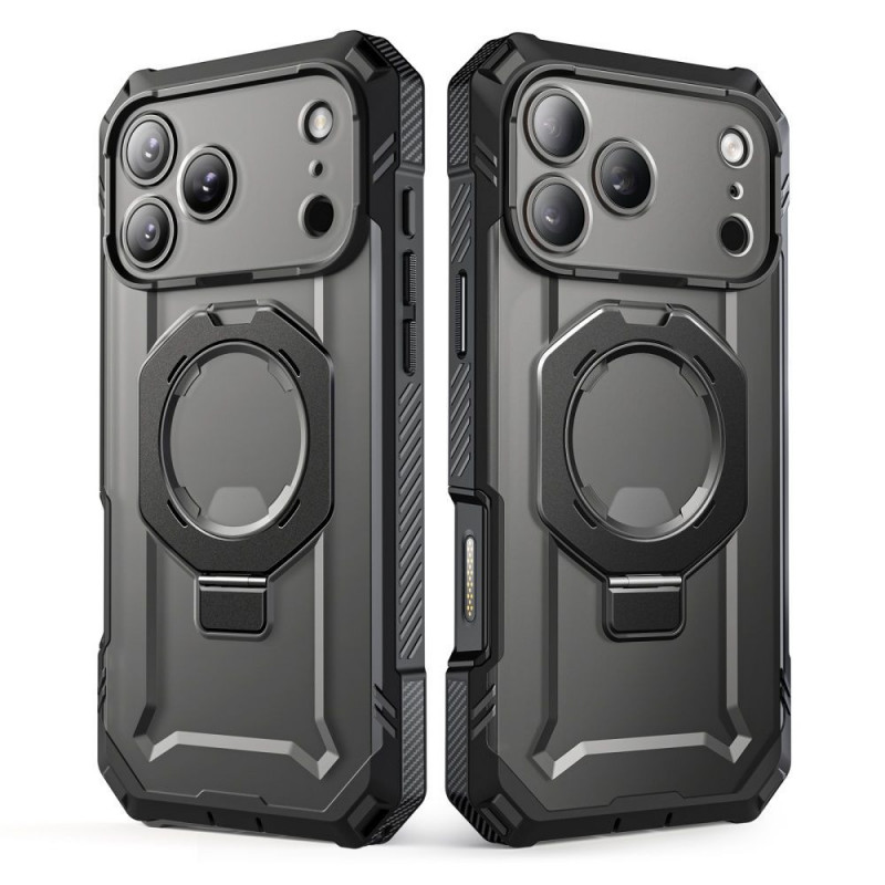 Supcase Grip Pro Mag MagSafe dėklas, skirtas Apple iPhone 17 Pro / 18 Pro, juodas