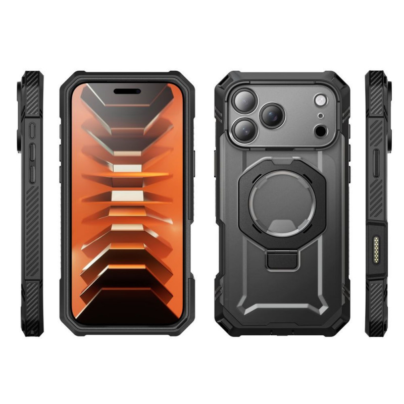 Supcase Grip Pro Mag MagSafe dėklas, skirtas Apple iPhone 17 Pro / 18 Pro, juodas