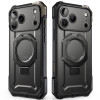 Supcase UB Grip Mag MagSafe dėklas, skirtas Apple iPhone 17 Pro Max / 18 Pro Max, juodas