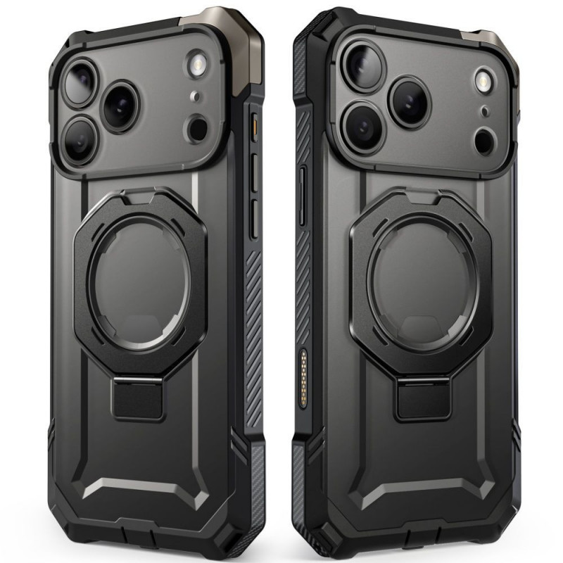Supcase UB Grip Mag MagSafe dėklas, skirtas Apple iPhone 17 Pro Max / 18 Pro Max, juodas