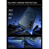 Supcase Supcase UB Aero MagSafe dėklas su grūdintu stiklu ir privatumo stiklu, skirtas Samsung Galaxy Z Fold 8 Ultra, Aramid Blue