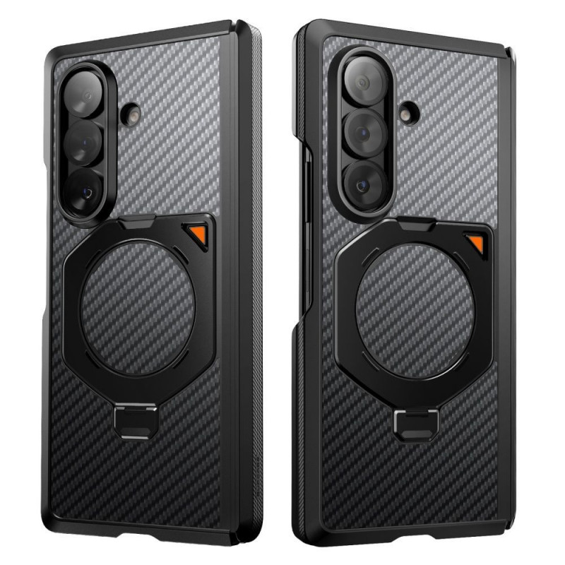 Supcase UB Aero MagSafe dėklas, skirtas Samsung Galaxy Z Fold 8 Ultra, su grūdintu stiklu ir privatumo stiklu, Aramid Black