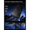 Supcase UB Aero MagSafe dėklas, skirtas Samsung Galaxy Z Fold 8 Ultra, su grūdintu stiklu ir privatumo stiklu, Aramid Black