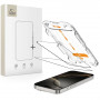 Tech-Protect Quick Set+ grūdintas stiklas ekrano apsauga Apple iPhone 16 Pro, juodas (2 vnt.)