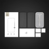 Tech-Protect Quick Set+ grūdintas stiklas ekrano apsauga Apple iPhone 16 Pro, juodas (2 vnt.)