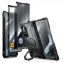 Supcase UB Grip Mag MagSafe dėklas skirtas Samsung Galaxy Z Fold 8 su grūdintu stiklu ir privatumo stiklu, juodas