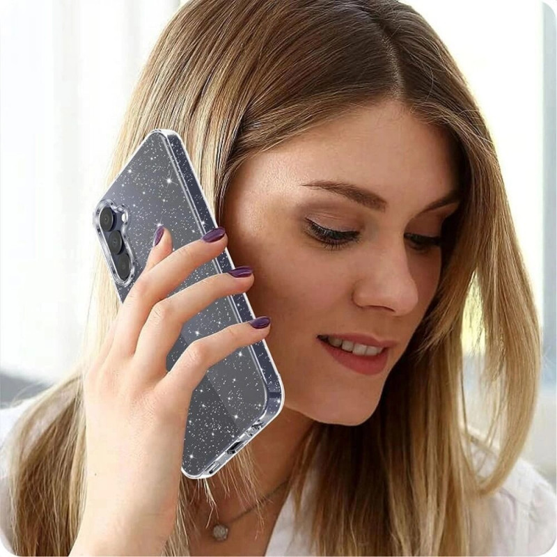 Tech-Protect FlexAir dėklas, skirtas Samsung Galaxy S26, Glitter, THP5175