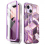 Supcase Cosmo dėklas, skirtas Apple iPhone 14 Plus / 15 Plus, Marble Purple