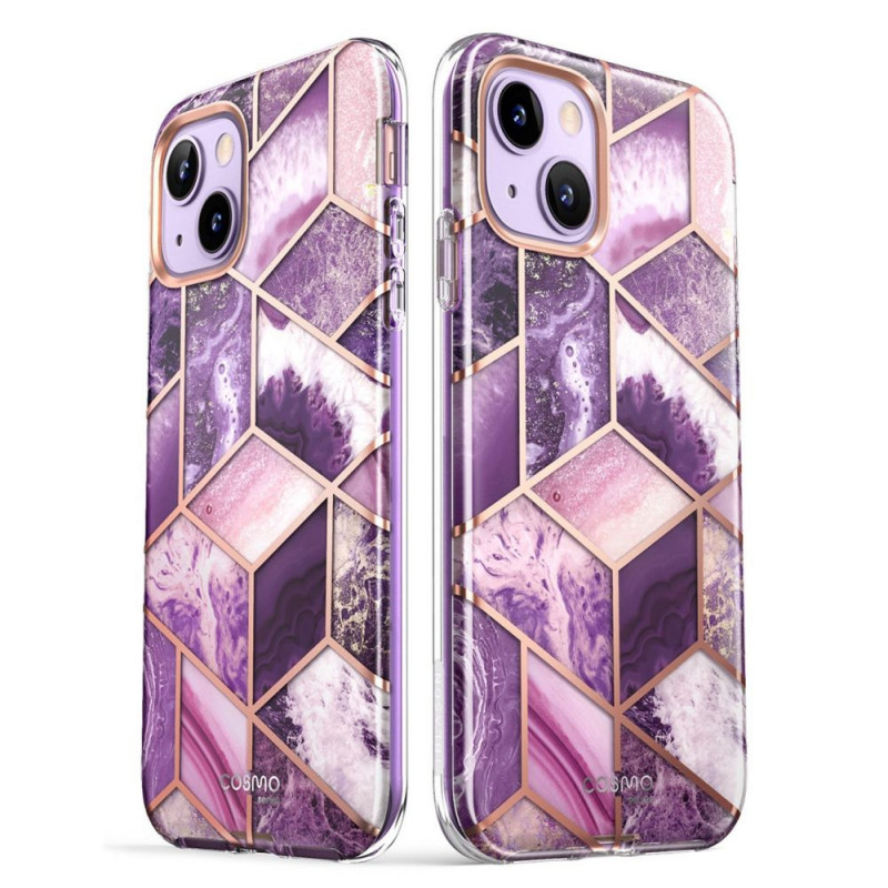 Supcase Cosmo dėklas, skirtas Apple iPhone 14 Plus / 15 Plus, Marble Purple