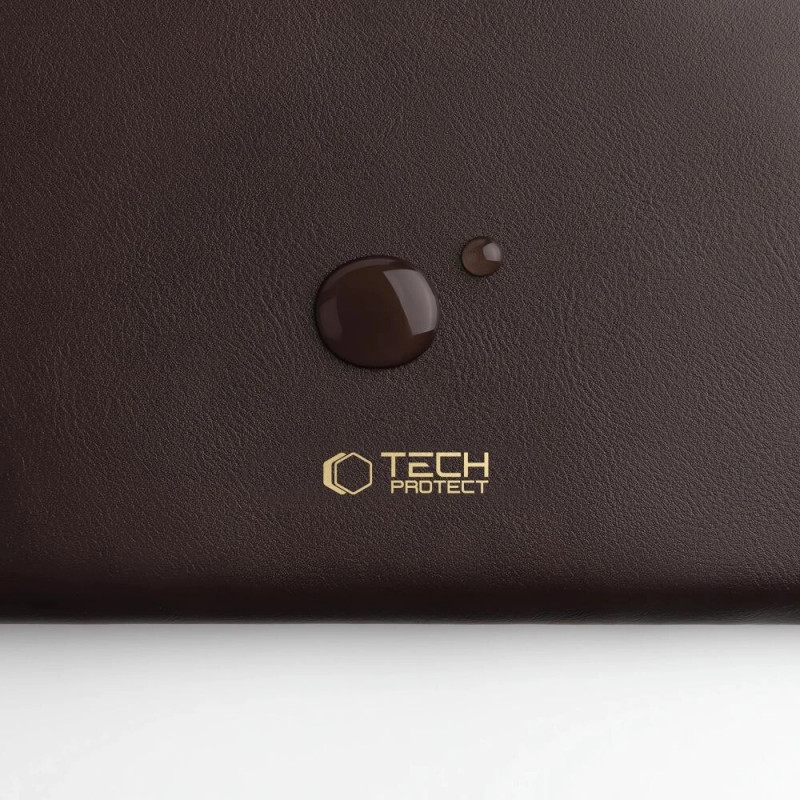 Tech-Protect Fleece nešiojamojo kompiuterio įmautė 13-14", Chocolate (ruda)
