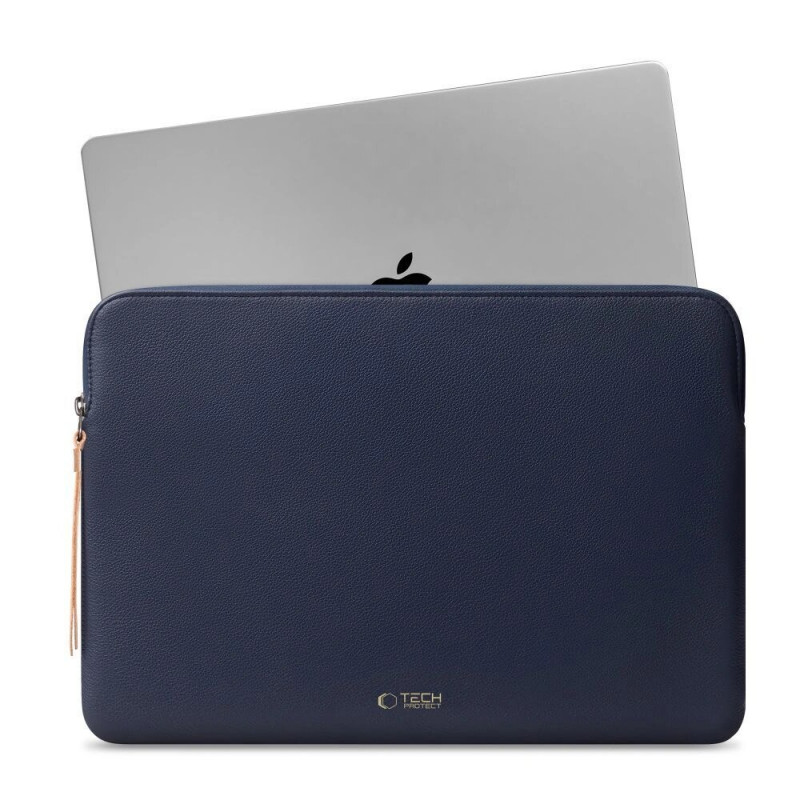 Tech-Protect Fleece nešiojamojo kompiuterio įmautė 13-14", tamsiai mėlyna