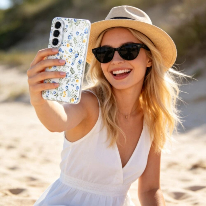 Tech-Protect FlexAir dėklas skirtas Samsung Galaxy A37 5G, Spring Flowers