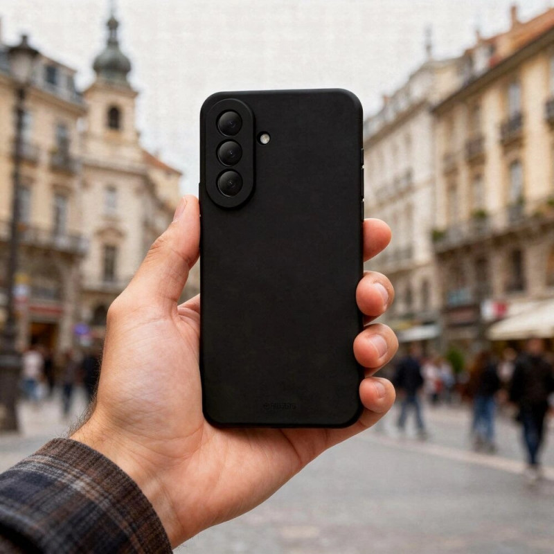 Tech-Protect Icon dėklas, skirtas Samsung Galaxy A37 5G, juodas