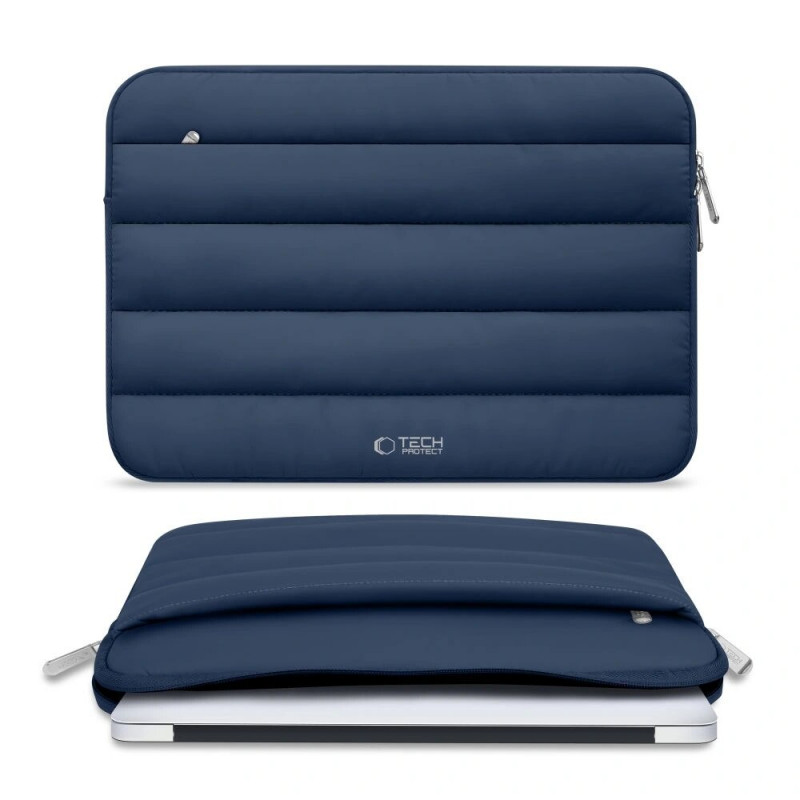 Tech-Protect Fluffy nešiojamojo kompiuterio dėklas 15-16", tamsiai mėlynas
