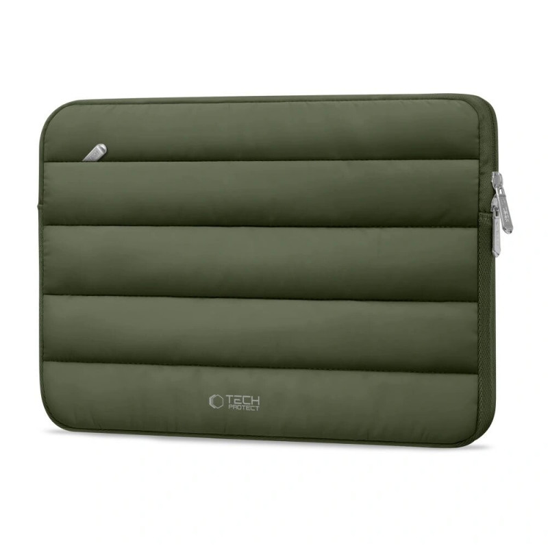 Tech-Protect Fluffy nešiojamojo kompiuterio dėklas 13-14", Army Green