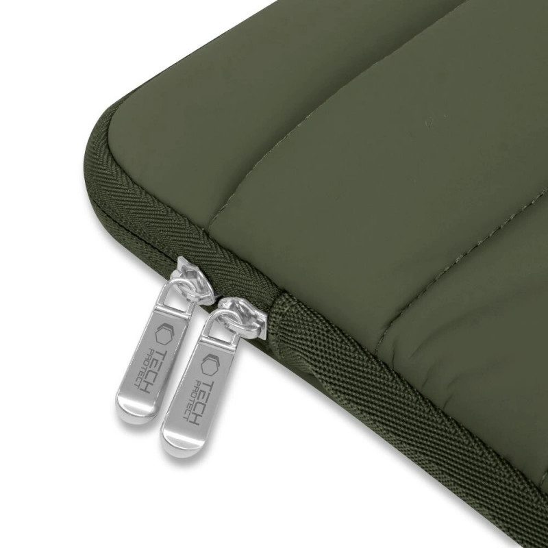 Tech-Protect Fluffy nešiojamojo kompiuterio dėklas 13-14", Army Green