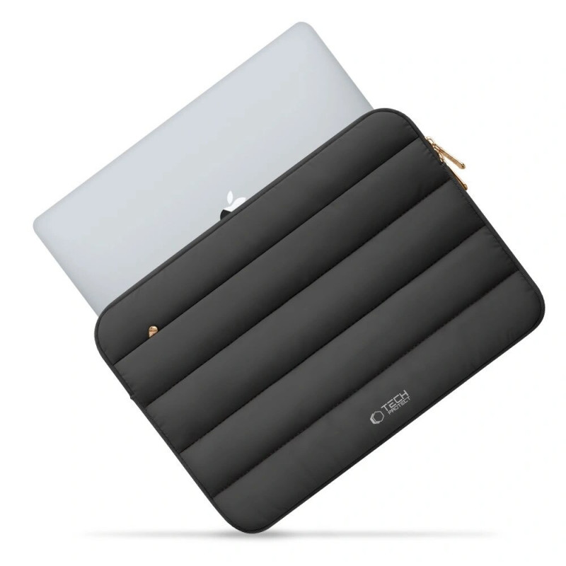 Tech-Protect Fluffy nešiojamojo kompiuterio dėklas 15-16", juodas