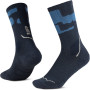 Buff Merino MW Crew kojinės MWC2, Night Blue, L