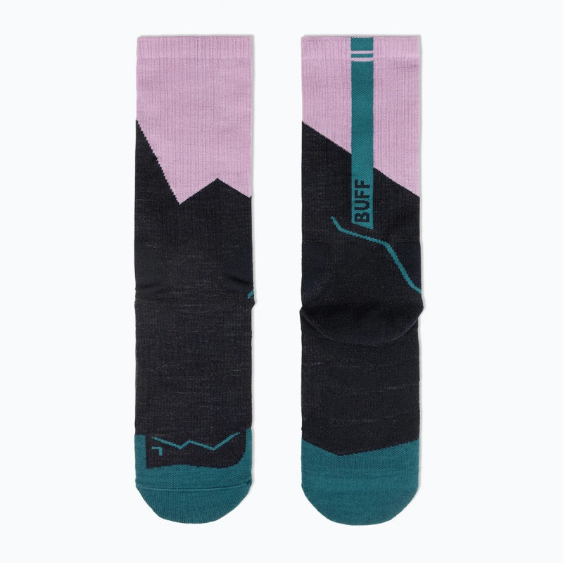 Buff Merino MW Crew kojinės MWC1, Orchid, L