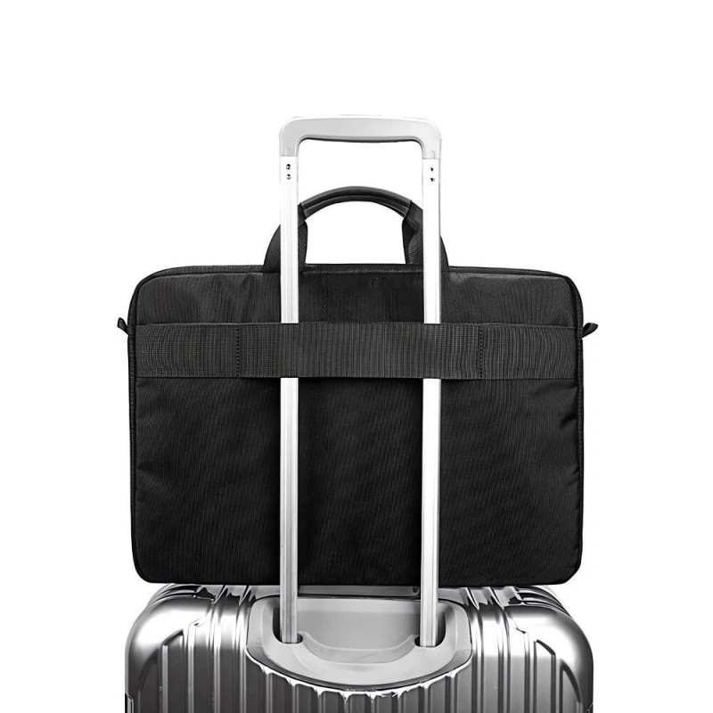 Tech-Protect Defender Bag nešiojamojo kompiuterio krepšys 17", juodas