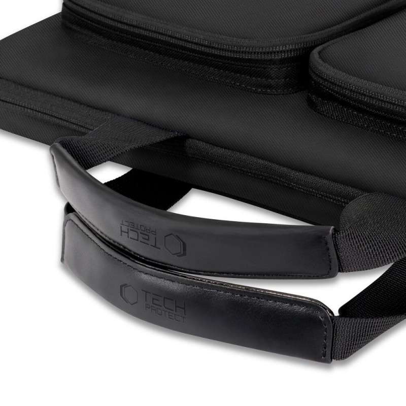 Tech-Protect Defender Bag nešiojamojo kompiuterio krepšys 17", juodas