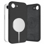 Tech-Protect silikoninis MagSafe dėklas, skirtas Apple iPhone 16e / 17e, juodas