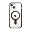 Speck Presidio Perfect-Clear ClickLock & MagSafe SPK526 dėklas, skirtas Apple iPhone 15 / 14 / 13, Clear / Frosted Black / Slate Grey