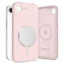 Tech-Protect silikoninis MagSafe dėklas, skirtas Apple iPhone 16e / 17e, Pink Pearl