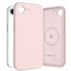 Tech-Protect silikoninis MagSafe dėklas, skirtas Apple iPhone 16e / 17e, Pink Pearl