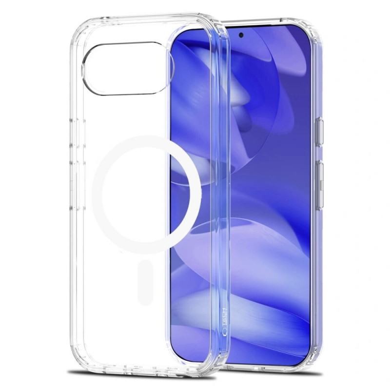 Tech-Protect FlexAir Hybrid MagSafe dėklas skirtas Google Pixel 10a, permatomas