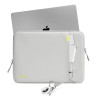 Tech-Protect Defender nešiojamojo kompiuterio krepšys 15-16", Crayon Grey