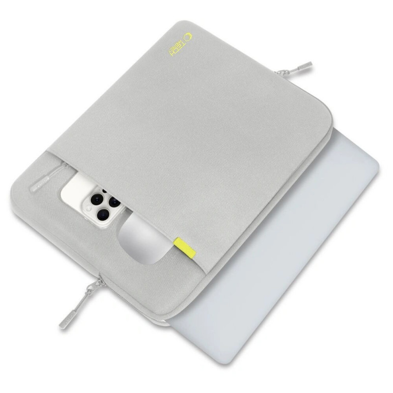 Tech-Protect Defender nešiojamojo kompiuterio krepšys 15-16", Crayon Grey