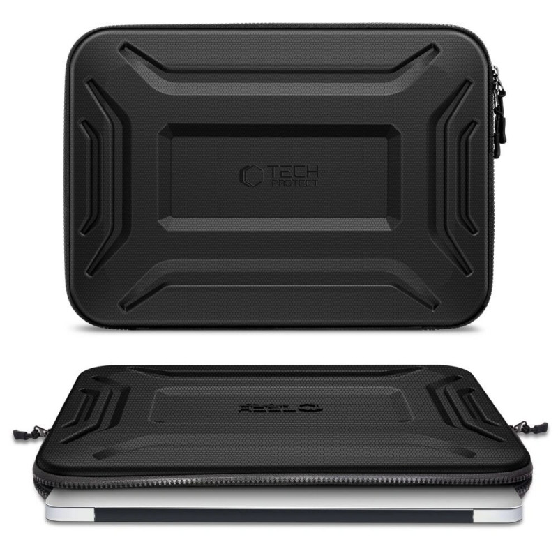 Tech-Protect Kevlar Pro nešiojamojo kompiuterio dėklas 13-14", juodas