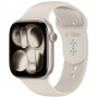 Tech-Protect silikoninė apyrankė, skirta Apple Watch 8 / 9 / 10 / 11 / 12 / SE / Ultra 44/45/46/49 mm, Starlight