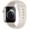 Tech-Protect silikoninė apyrankė, skirta Apple Watch 8 / 9 / 10 / 11 / 12 / SE / Ultra 44/45/46/49 mm, Starlight